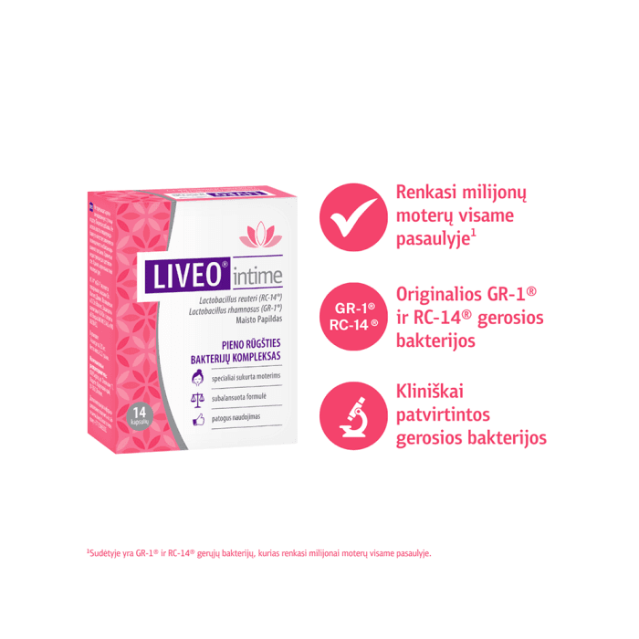LIVEO® intime, 14 kapsulių-1
