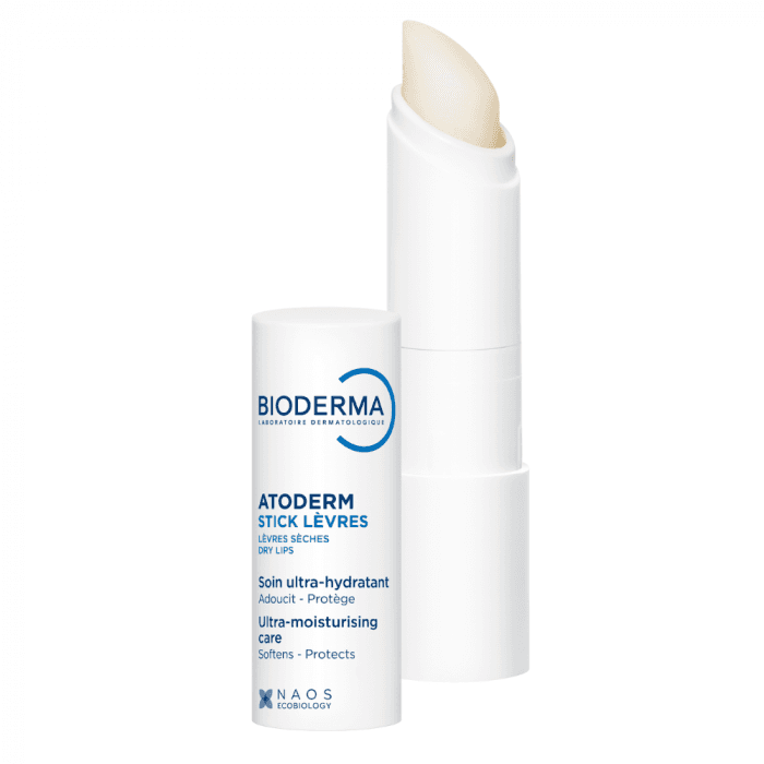 BIODERMA drėkinamasis lūpų pieštukas ATODERM, aviečių kvapo, 4 g-1