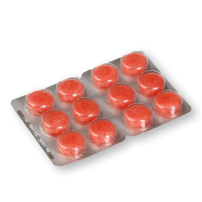 JUNIOR-ANGIN vaikiškos pastilės, braškių skonio, nuo 4 m., 24 Pastilės-1