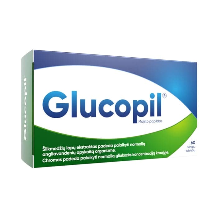 GLUCOPIL, 60 dengtų tablečių