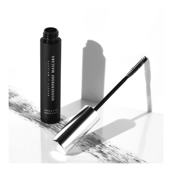 BOM, blakstienų tušas, Volume & Curl #01 SUPER BLACK, 8 g-2