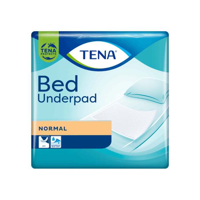 TENA BED paklotai NORMAL, 60 cm x 90 cm, 35 vnt.