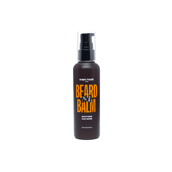 MEN ROCK  barzdos balzamas SOOTHING OAK MOSS BEARD BALM, 100 ml