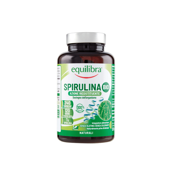 EQUILIBRA SPIRULINA BIO, 240 tablečių