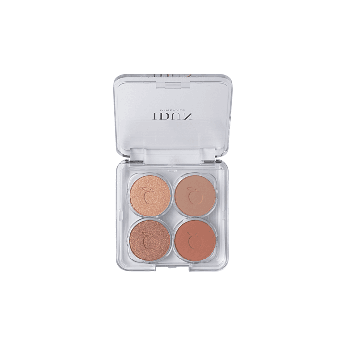 IDUN Minerals mineraliniai 4 spalvų akių šešėliai Nyponros Nr. 4410, 4 g, 4 g