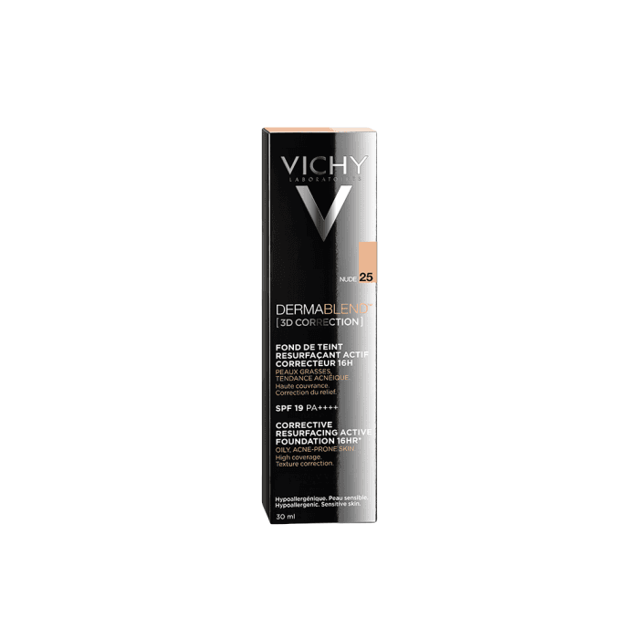 VICHY koreguojamasis makiažo pagrindas DERMABLEND 3D, Nr. 25, 30 ml