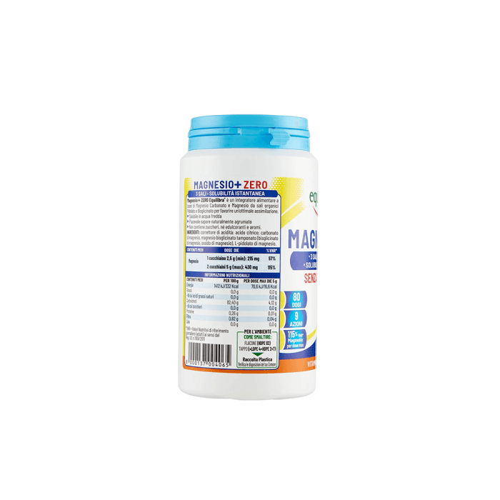 EQUILIBRA 3 magnio druskos MAGNESIO + ZERO, citrusinio skonio, 200 g-1