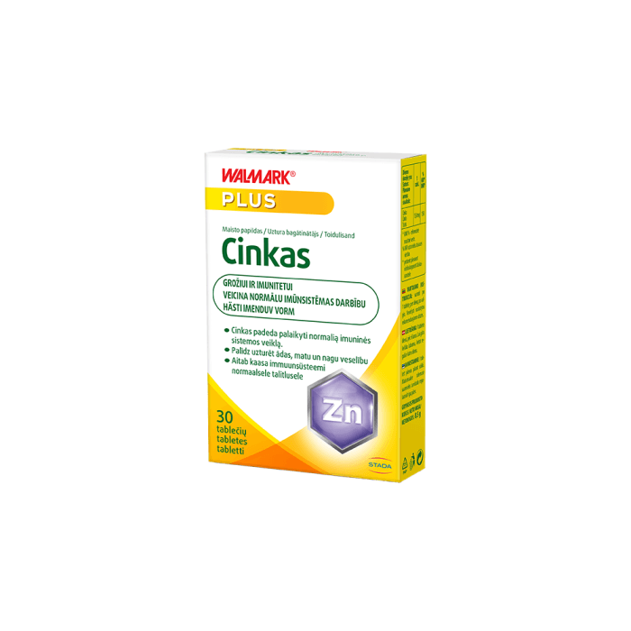 WALMARK Cinkas, 15 mg, 30 tablečių-1
