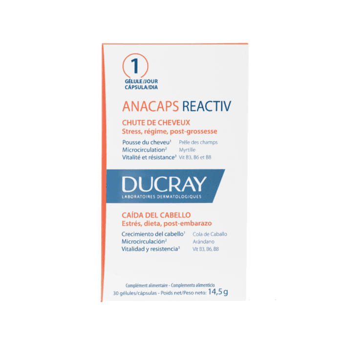 DUCRAY ANACAPS REACTIV, 30 kapsulių-1