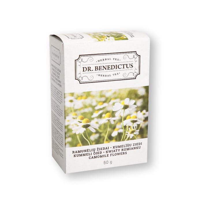 DR. BENEDICTUS žolelių arbata RAMUNĖLIŲ ŽIEDAI, 50 g
