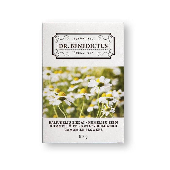 DR. BENEDICTUS žolelių arbata RAMUNĖLIŲ ŽIEDAI, 50 g-1