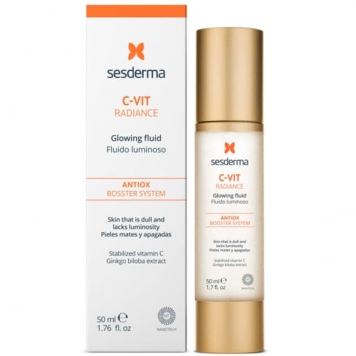 SESDERMA, C-VIT, švytėjimo suteikiantis fluidas, 50 ml