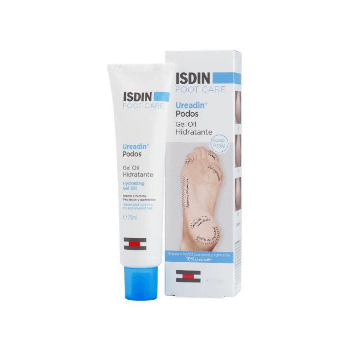 ISDIN aliejinis pėdų gelis UREADIN, 75 ml