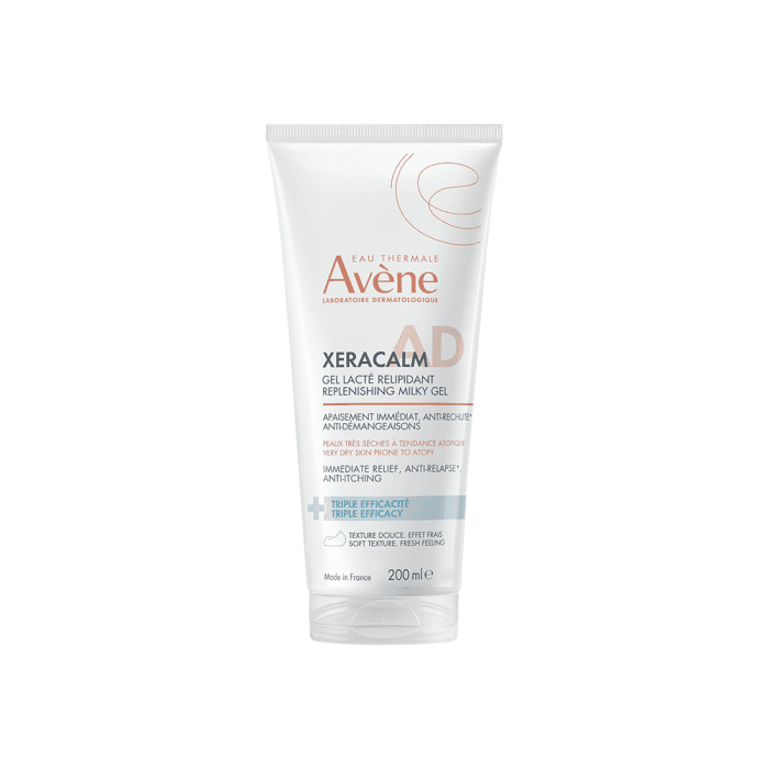 EAU THERMALE AVÈNE lipidus atkuriantis pienelio tekstūros gelis XERACALM A.D, 200 ml