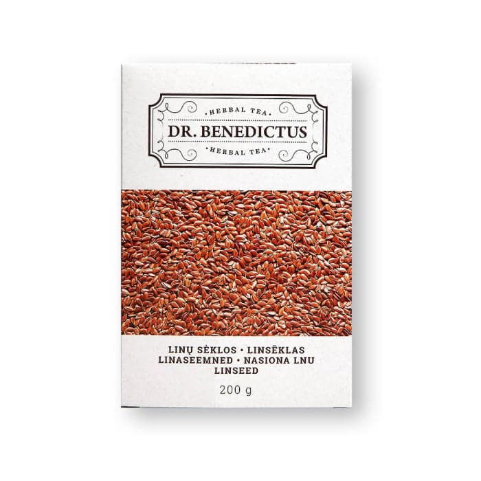 DR. BENEDICTUS žolelių arbata LINŲ SĖMENYS, 200 g-1