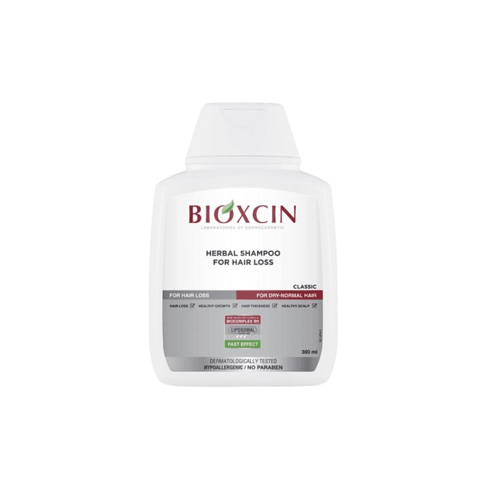 BIOXCIN šampūnas nuo plaukų slinkimo normaliems, sausiems plaukams, 300 ml-1