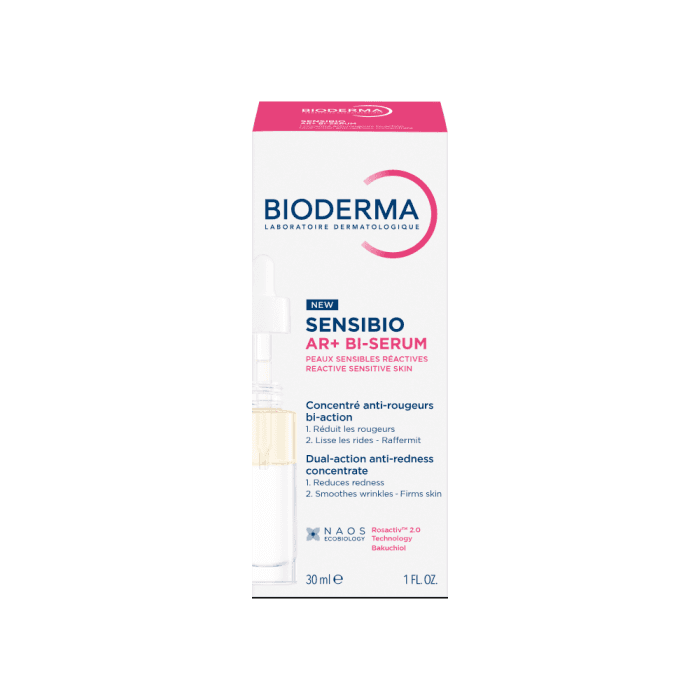 BIODERMA koncentruotas dvifazis serumas raustančiai, jautriai odai SENSIBIO AR+ BI-SERUM, 30 ml-1