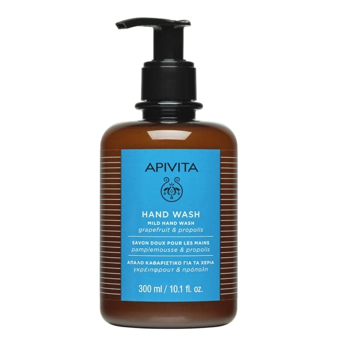 APIVITA rankų prausiklis su propoliu ir greipfrutais, 300 ml