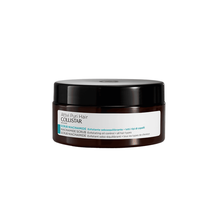 COLLISTAR, NIACINAMIDE galvos odos šveitiklis Exfoliating Oil Control, ATTIVI PURI, 250 ml