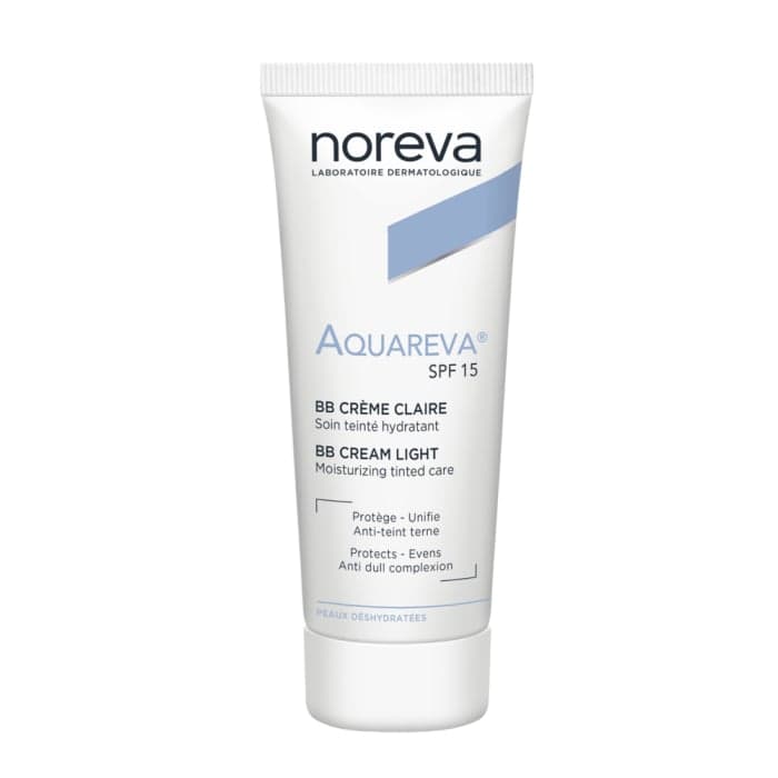 NOREVA drėkinamasis tonuojamasis BB kremas AQUAREVA, SPF 15, šviesaus atspalvio, 40 ml