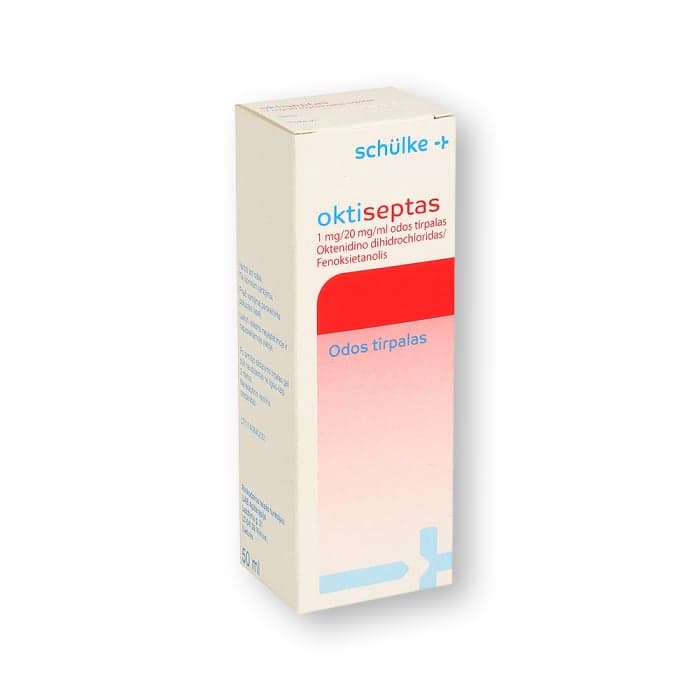 OKTISEPTAS, 50 ml, odos tirpalas, N1