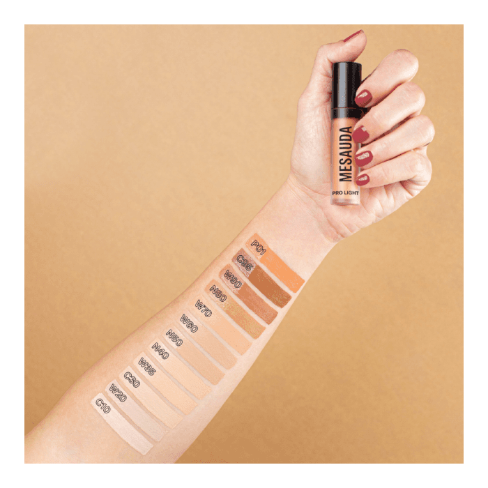 MESAUDA drėkinamasis maskuoklis PRO LIGHT CONCEALER, W20, 4 ml-2