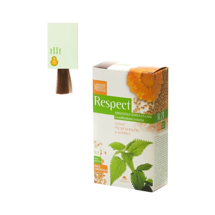 MARTIS RESPECT ilgalaikiai plaukų dažai NR. 07, spalva -  blondinė, 135 ml-2