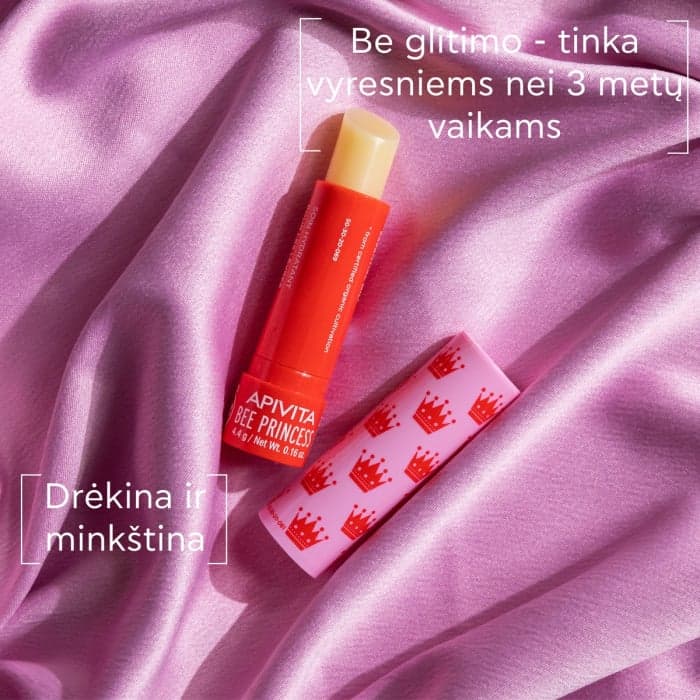 APIVITA lūpų pieštukas su medumi ir abrikosais vaikams, nuo 3 m., 4.4 g-1