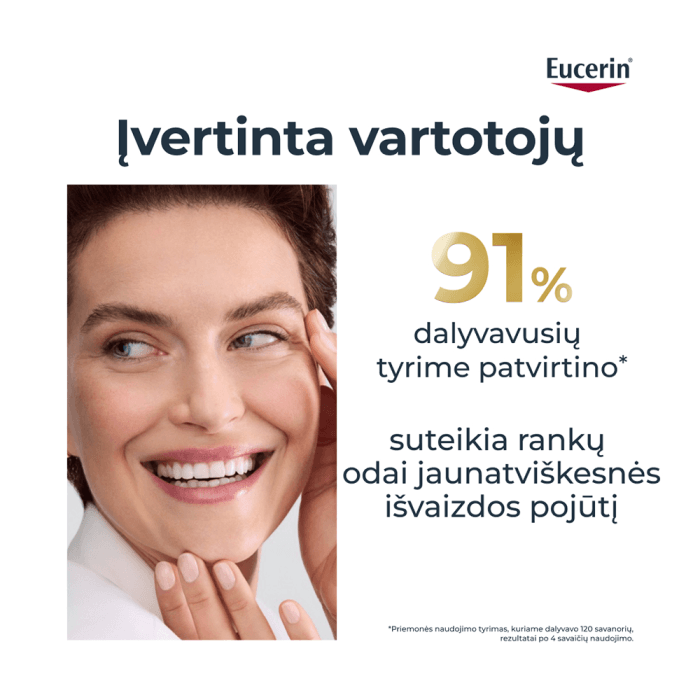 EUCERIN rankų kremas brandžiai odai HYALURON-FILLER + ELASTICITY, SPF 30, 75 ml-1