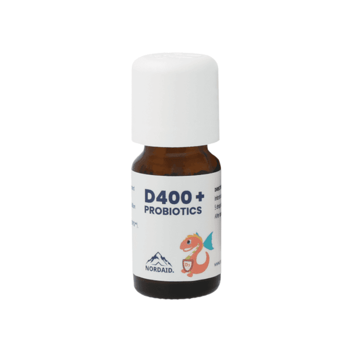 NORDAID D400 + gyvybingos bakterijos, lašai, 7.5 ml-2