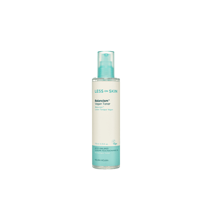 HOLIKA HOLIKA veido tonikas LESS ON SKIN BALANCISM VEGAN TONER, 170 ml