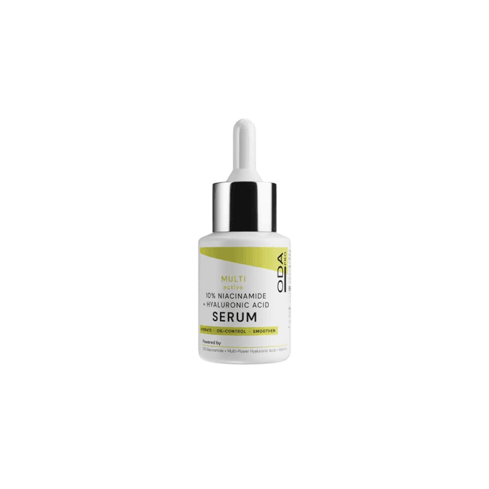 ODA PRO serumas su 10 % niacinamido ir hialurono rūgštimi  MULTI ACTIVE, 30 ml