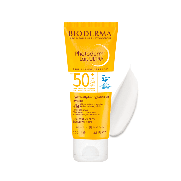 BIODERMA apsauginis losjonas nuo saulės PHOTODERM LAIT ULTRA SPF50+, 100 ml-1