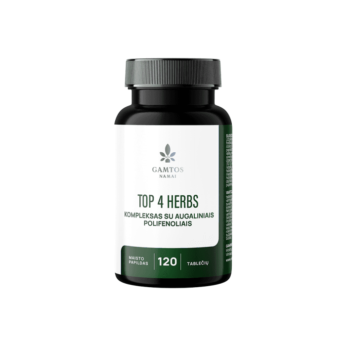 GAMTOS NAMAI TOP 4 HERBS, 120 tablečių