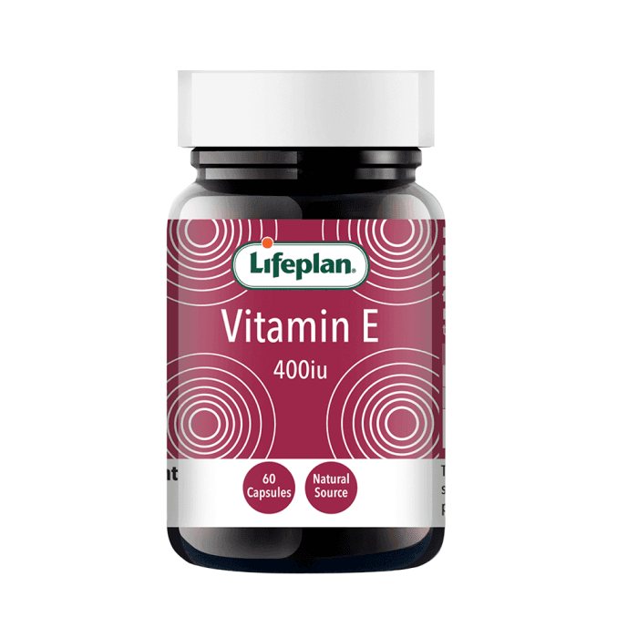 LIFEPLAN VITAMINAS E 400TV, 60 kapsulių