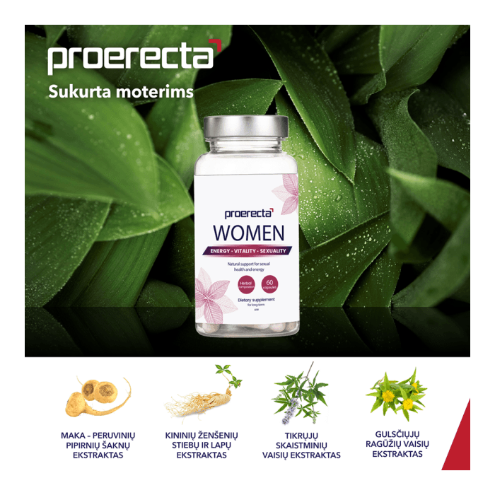 PROERECTA WOMAN, 60 kapsulių-1