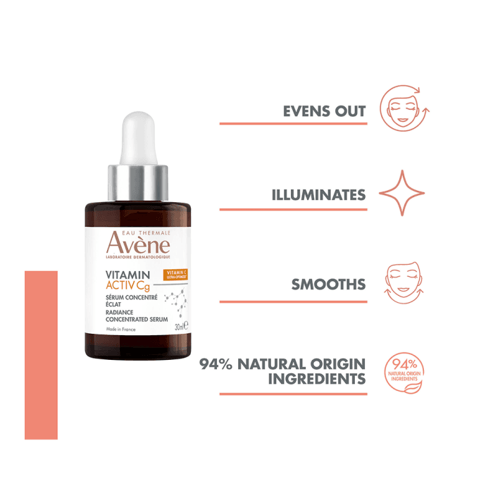 EAU THERMALE AVÈNE skaistinamasis serumas VITAMIN ACTIVE CG, 30 ml-2