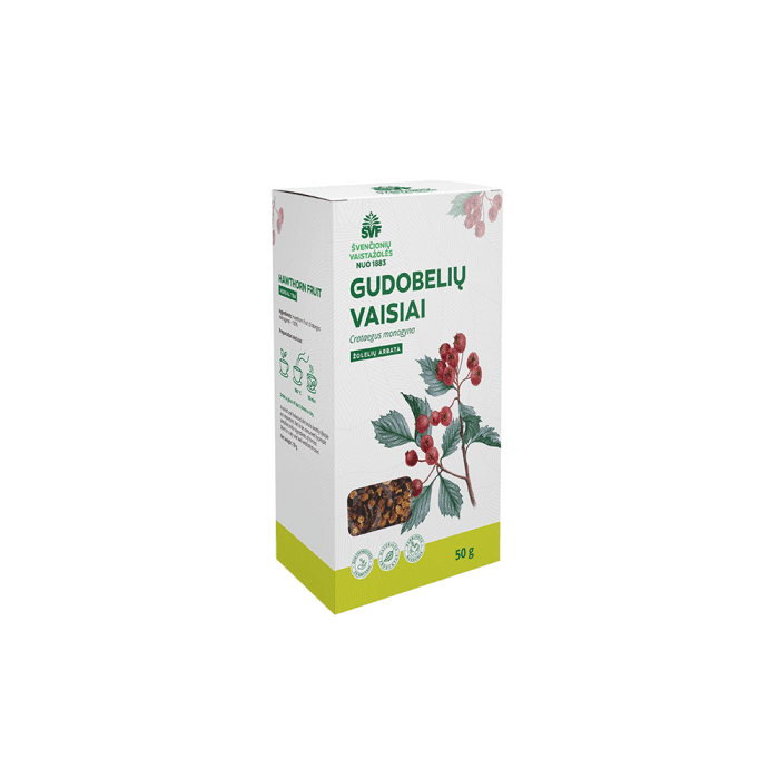ŠVF žolelių arbata GUDOBELIŲ VAISIAI, 50 g