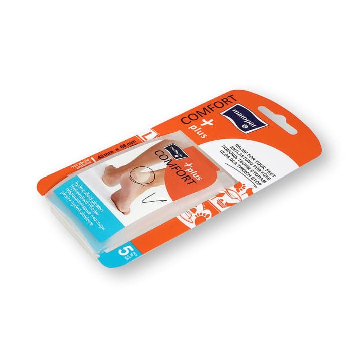 COMFORT PLUS pūslių pleistrai, L, 42 x 68 mm, 5 vnt.-1