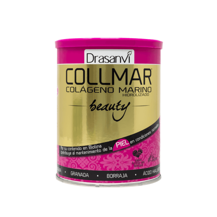 DRASANVI COLLMAR BEAUTY geriamas kolagenas su biotinu, hialurono rūgštimi, miško uogų skonio, 275 g