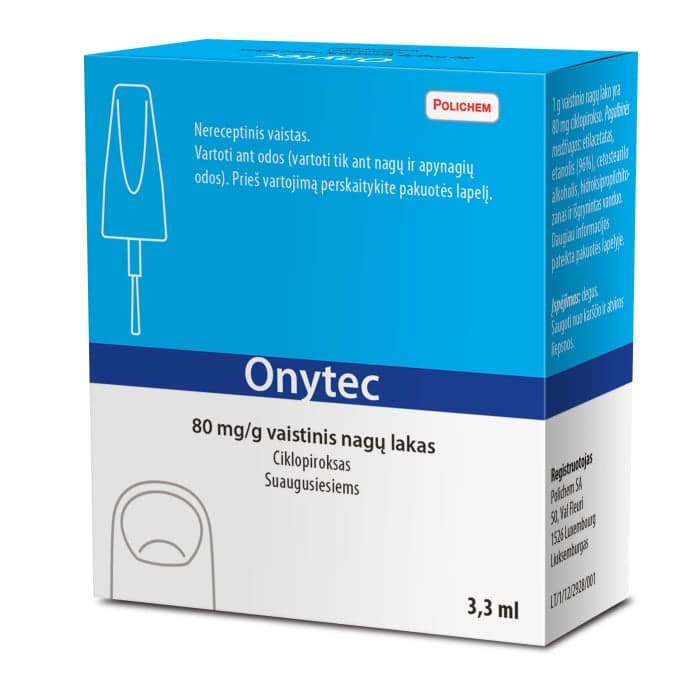ONYTEC, 80 mg/g, vaistinis nagų lakas, N1