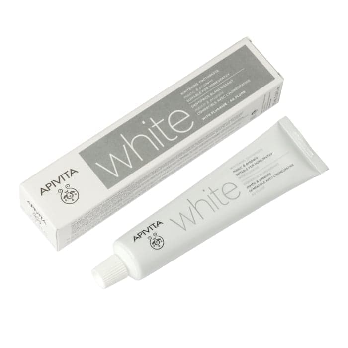 APIVITA, dantų pasta WHITE, 75 ml-1
