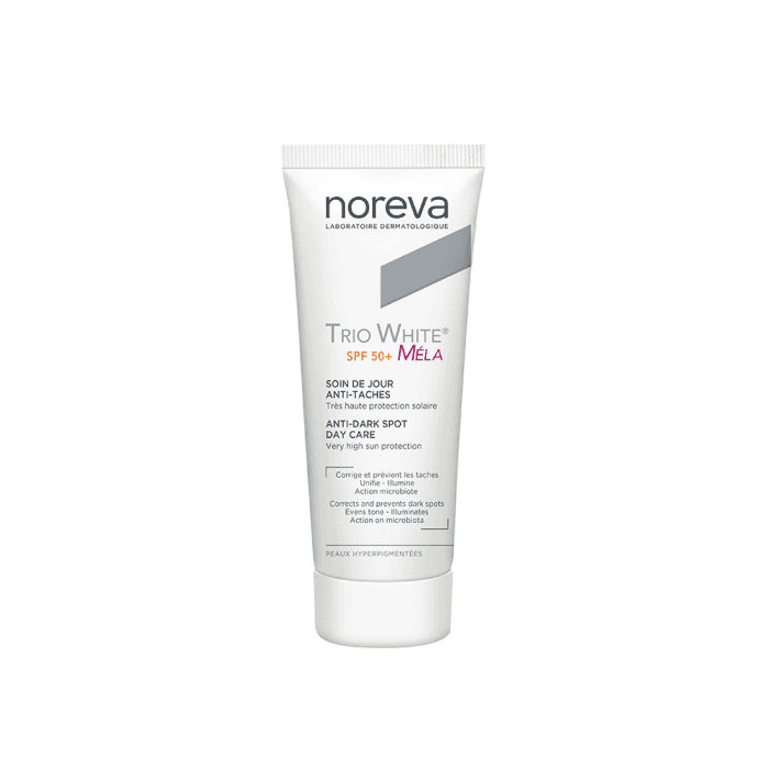 NOREVA dieninis kremas SPF50+ TRIO WHITE MÉLA, 40 ml
