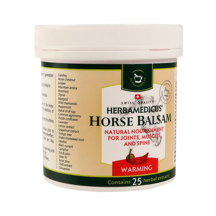 HERBAMEDICUS/SWISSMEDICUS šildomasis kūno balzamas HORSE BALSAM, 250 ml-1