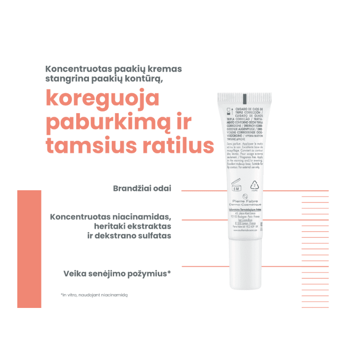 EAU THERMALE AVÈNE paakių kremas brandžiai odai HYALURON ACTIVE B3, 15 ml-1