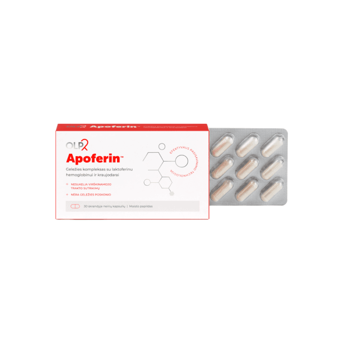 OLP Apoferin, 30 kapsulių