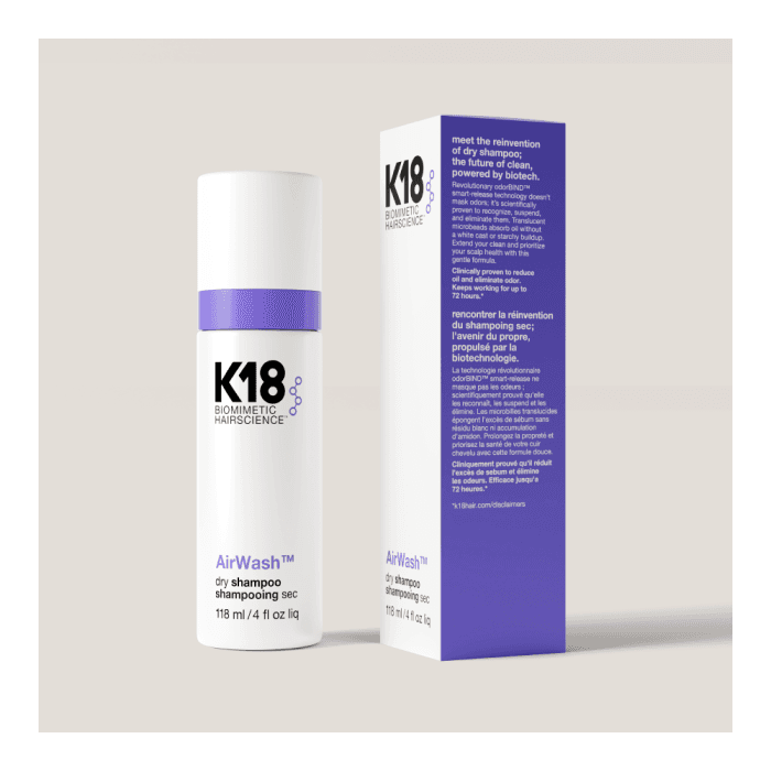 K18 sausas šampūnas be aerozolio AIRWASH, 118 ml-1