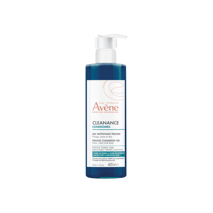 EAU THERMALE AVENE  šveičiamasis prausiamasis gelis riebiai, į aknę linkusiai odai CLEANANCE COMEDOMED, 400 ml