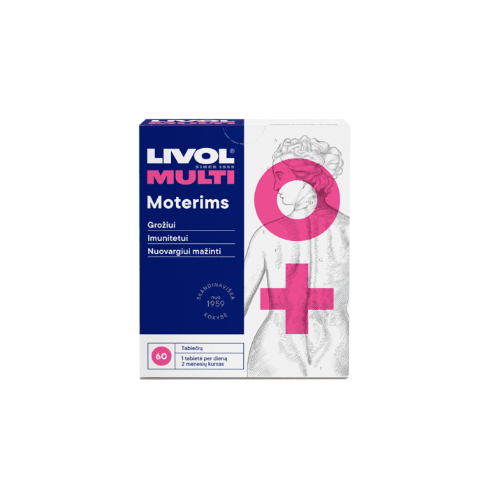 LIVOL MULTI MOTERIMS, 60 tablečių-1