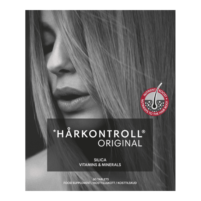 HÅRKONTROLL maisto papildai plaukams ORIGINAL, 60 dengtų tablečių-1